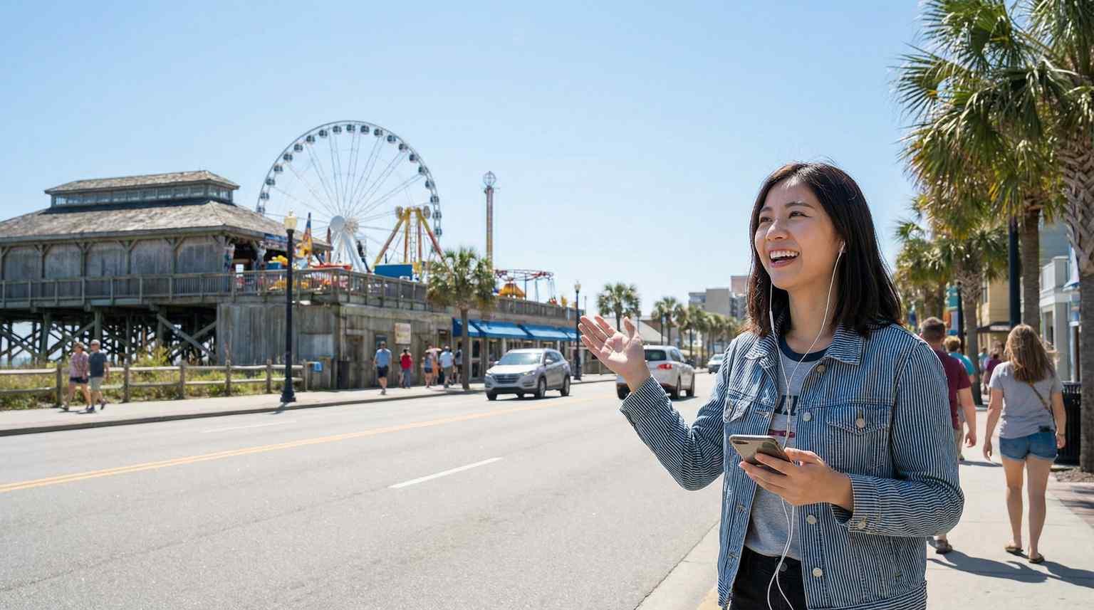 AudaTours Myrtle Beach Audio Tour: From Rails to Waves—Boardwalk Legends Unveiled